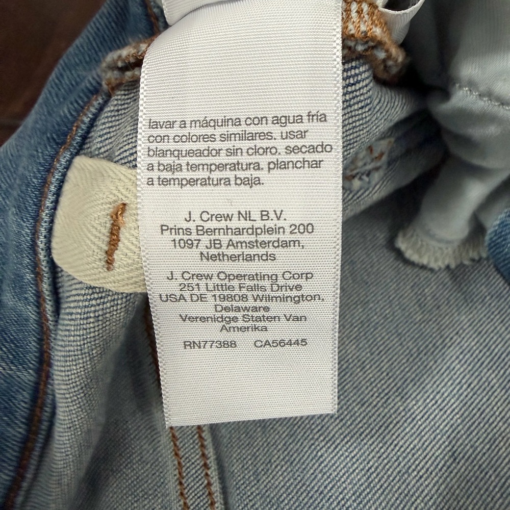 Madewell Mid-Rise Kick Out Jeans Size 30 Light Wash Raw Hem Ankle - Picture 14 of 15